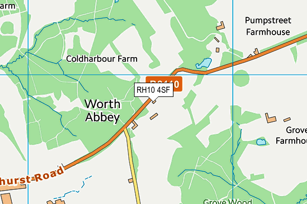 Map of WITHYPITTS DAHLIAS LTD at district scale