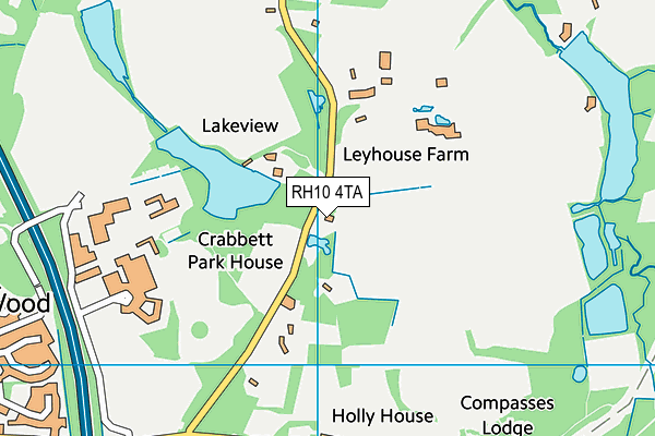 Map of THE REGENCY HOTEL (GATWICK) LIMITED at district scale