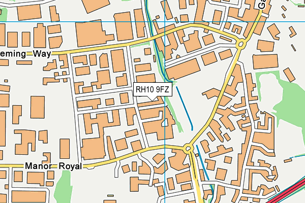 Map of KC CONTROLS (UK) LLP at district scale