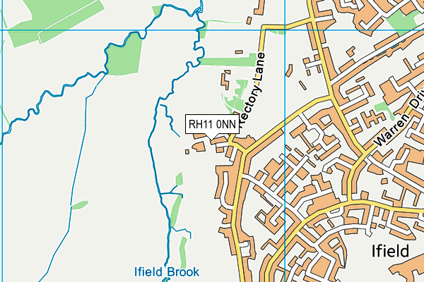 RH11 0NN map - OS VectorMap District (Ordnance Survey)
