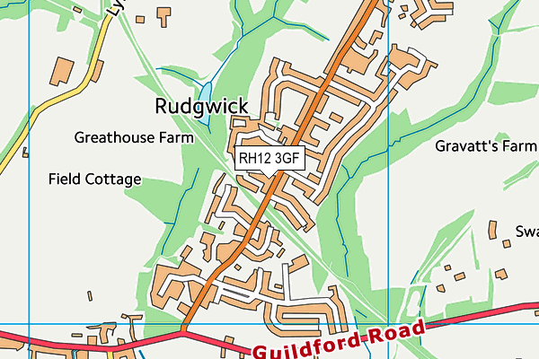 Map of RUDGWICK HEALTHCARE LIMITED at district scale
