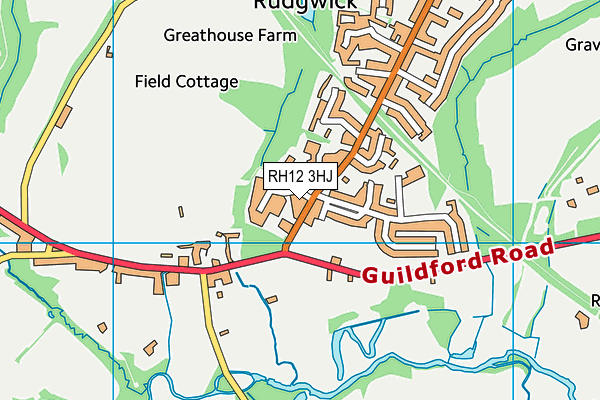 Pennthorpe School map (RH12 3HJ) - OS VectorMap District (Ordnance Survey)