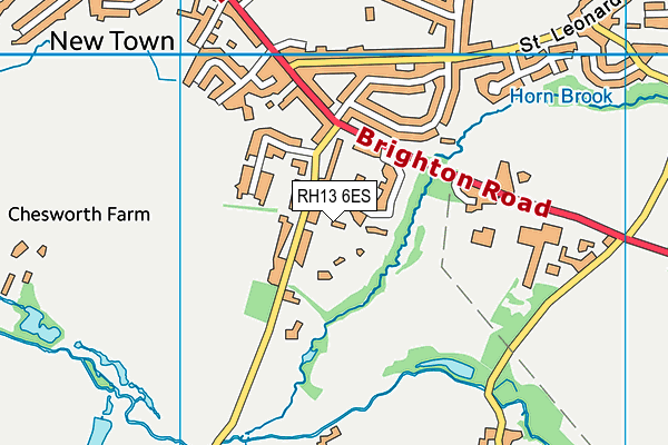 Map of KERVES LANE PROPERTY MANAGEMENT COMPANY LIMITED at district scale