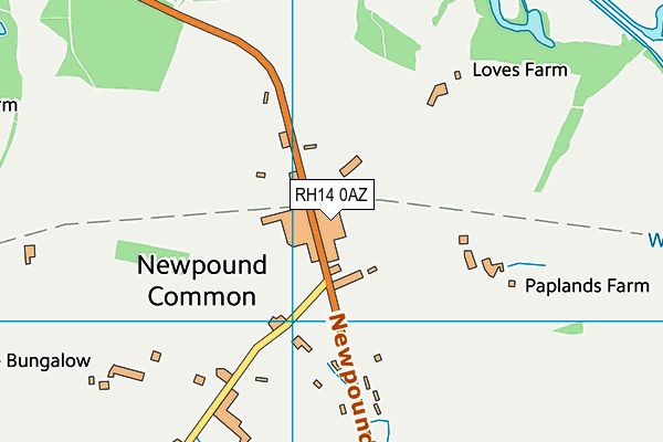 Map of NEWPOUND SPRAY SHOP LIMITED at district scale