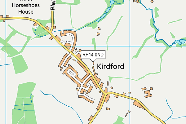 RH14 0ND map - OS VectorMap District (Ordnance Survey)