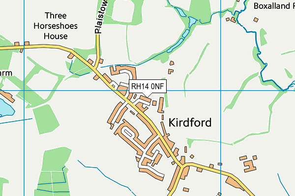 RH14 0NF map - OS VectorMap District (Ordnance Survey)