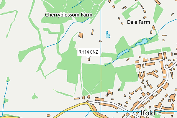RH14 0NZ map - OS VectorMap District (Ordnance Survey)