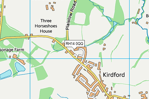 RH14 0QQ map - OS VectorMap District (Ordnance Survey)