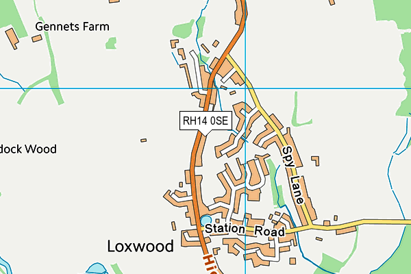 Map of LINDEN HOUSE (LOXWOOD) LIMITED at district scale