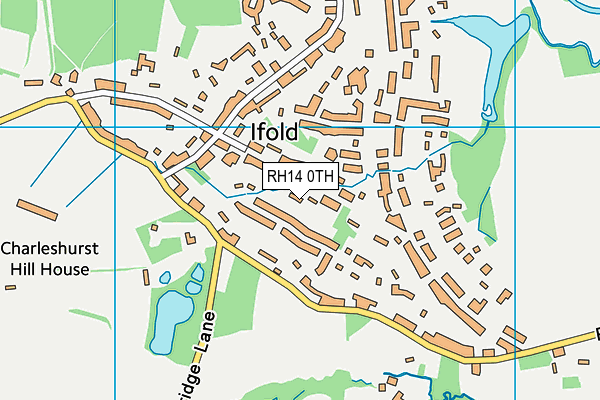 Map of AJ AND HALL LTD at district scale