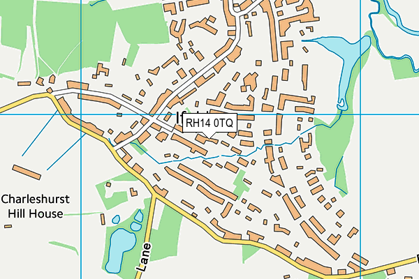 RH14 0TQ map - OS VectorMap District (Ordnance Survey)