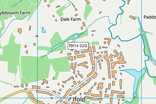 Map of IFOLD GARAGE LIMITED at district scale