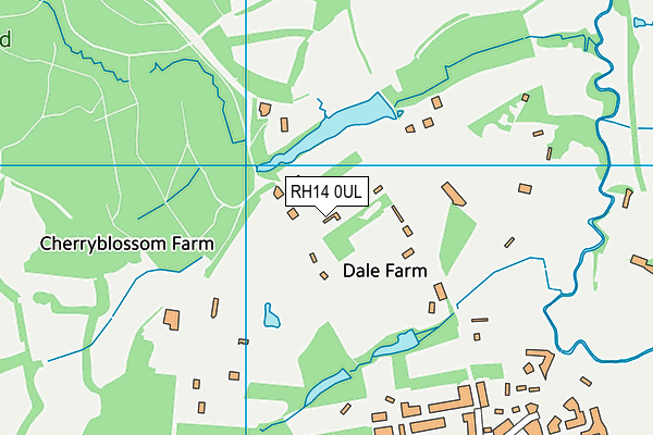 RH14 0UL map - OS VectorMap District (Ordnance Survey)