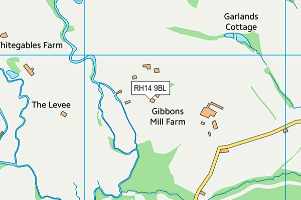 RH14 9BL map - OS VectorMap District (Ordnance Survey)