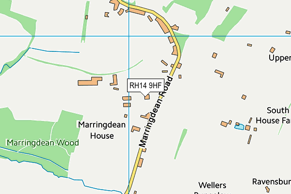 Map of GEORGE SPORTS SERVICES LTD at district scale