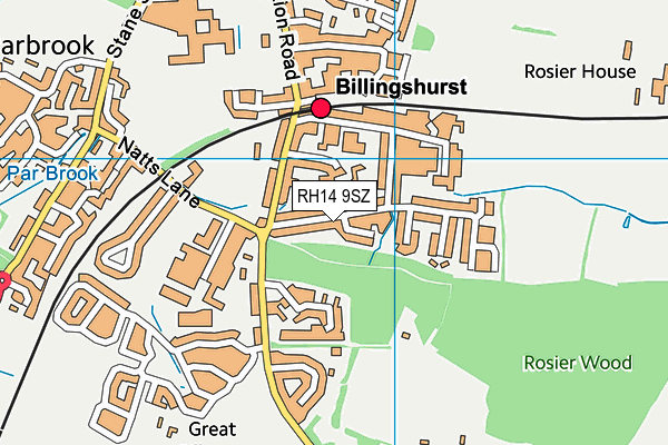 Map of POLE PLACE HORSHAM LIMITED at district scale