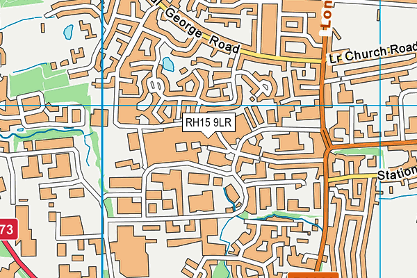 RH15 9LR map - OS VectorMap District (Ordnance Survey)