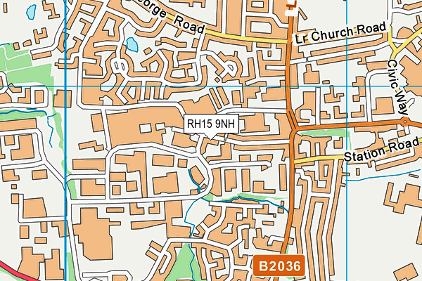 RH15 9NH map - OS VectorMap District (Ordnance Survey)