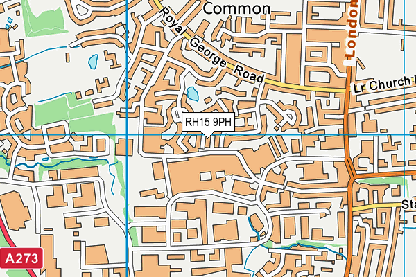RH15 9PH map - OS VectorMap District (Ordnance Survey)