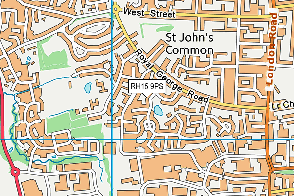 RH15 9PS map - OS VectorMap District (Ordnance Survey)