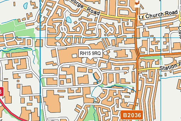 RH15 9RQ map - OS VectorMap District (Ordnance Survey)