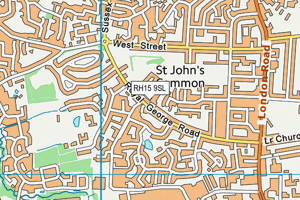The Gattons Infant School map (RH15 9SL) - OS VectorMap District (Ordnance Survey)