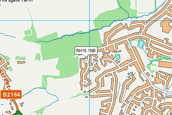 RH16 1NB map - OS VectorMap District (Ordnance Survey)