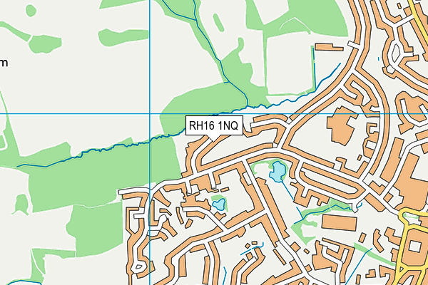 RH16 1NQ map - OS VectorMap District (Ordnance Survey)