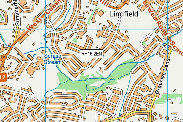 RH16 2EN map - OS VectorMap District (Ordnance Survey)