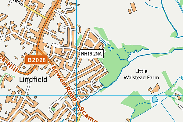 RH16 2NA map - OS VectorMap District (Ordnance Survey)