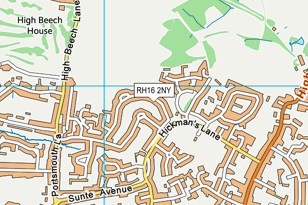 Map of HURLINGHAM INTERNATIONAL LIMITED at district scale