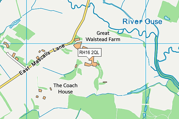 Great Walstead School map (RH16 2QL) - OS VectorMap District (Ordnance Survey)