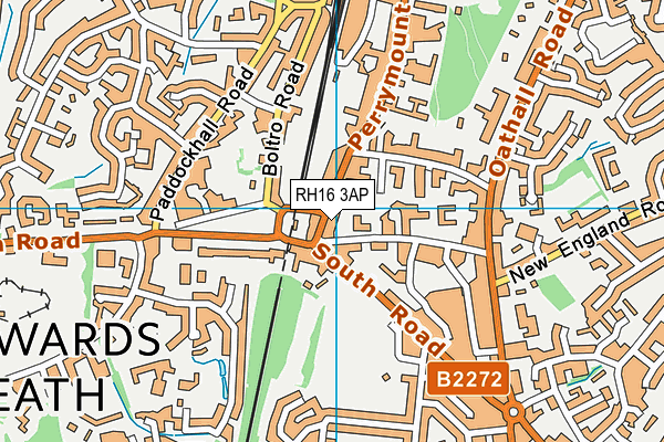 RH16 3AP map - OS VectorMap District (Ordnance Survey)