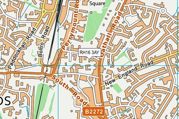 RH16 3AY map - OS VectorMap District (Ordnance Survey)
