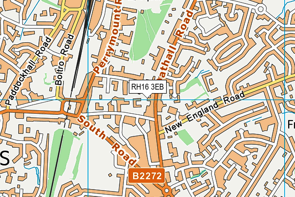 RH16 3EB map - OS VectorMap District (Ordnance Survey)