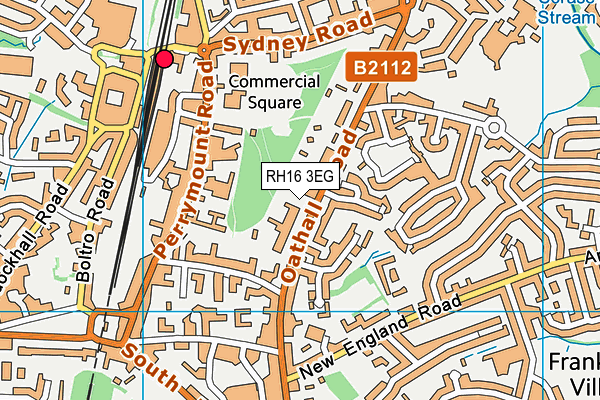 RH16 3EG map - OS VectorMap District (Ordnance Survey)