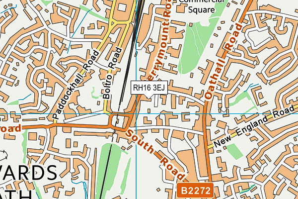 RH16 3EJ map - OS VectorMap District (Ordnance Survey)