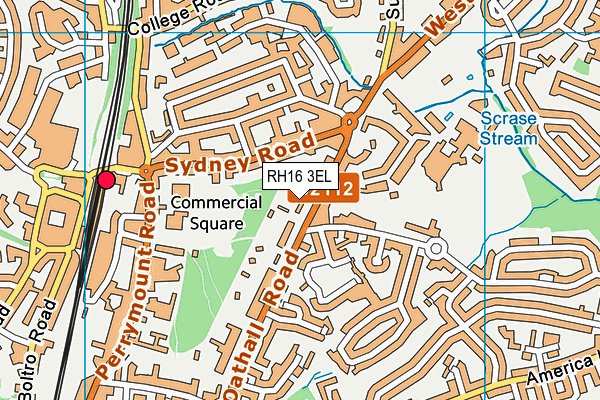 RH16 3EL map - OS VectorMap District (Ordnance Survey)