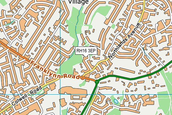 RH16 3EP map - OS VectorMap District (Ordnance Survey)