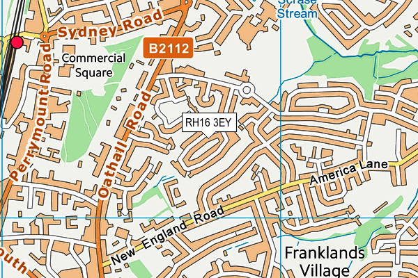 RH16 3EY map - OS VectorMap District (Ordnance Survey)