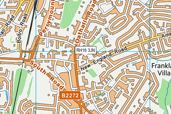 RH16 3JN map - OS VectorMap District (Ordnance Survey)