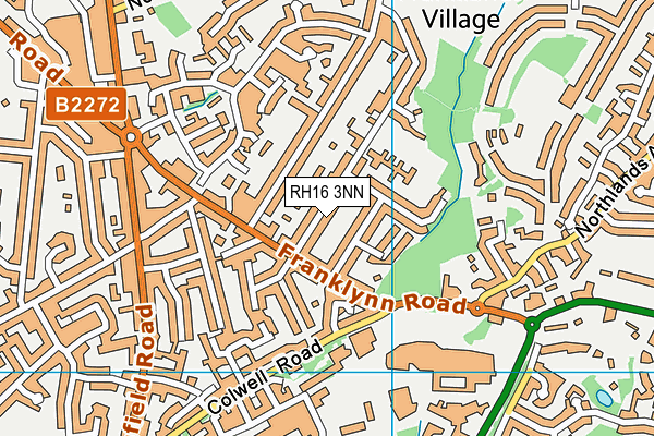RH16 3NN map - OS VectorMap District (Ordnance Survey)