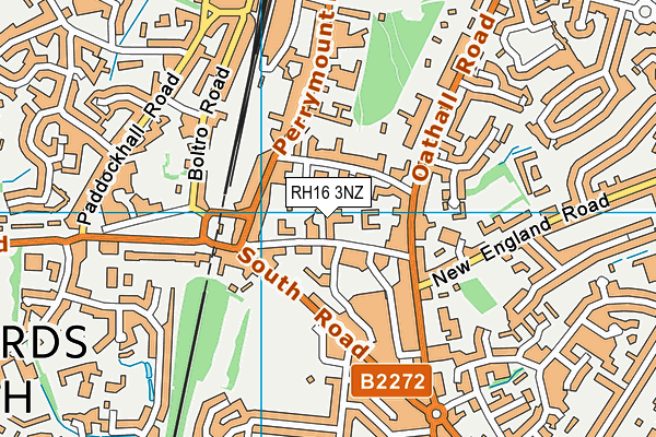 RH16 3NZ map - OS VectorMap District (Ordnance Survey)