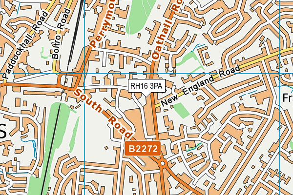 RH16 3PA map - OS VectorMap District (Ordnance Survey)