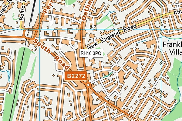 RH16 3PQ map - OS VectorMap District (Ordnance Survey)