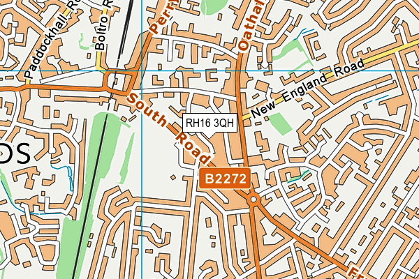 RH16 3QH map - OS VectorMap District (Ordnance Survey)