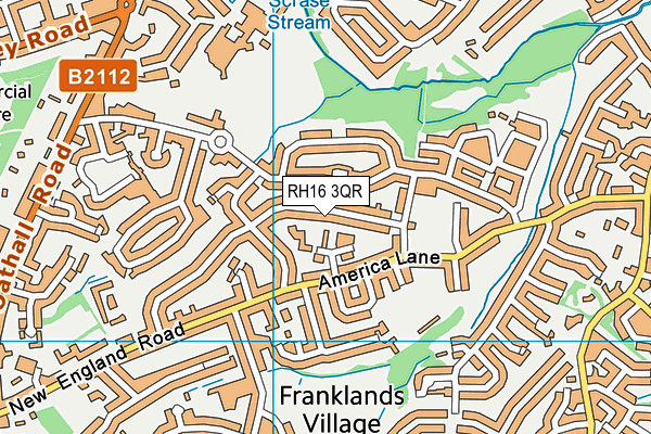 RH16 3QR map - OS VectorMap District (Ordnance Survey)