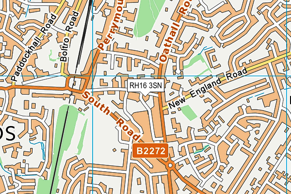 RH16 3SN map - OS VectorMap District (Ordnance Survey)