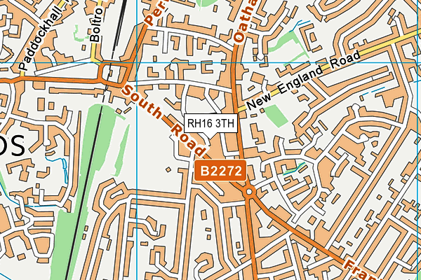 Switch Gym map (RH16 3TH) - OS VectorMap District (Ordnance Survey)