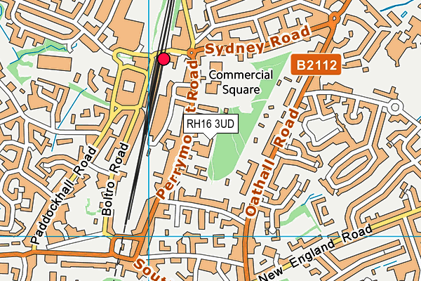 RH16 3UD map - OS VectorMap District (Ordnance Survey)